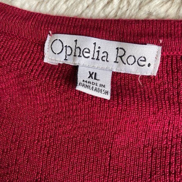 NWOT Ophelia Roe Puff Sleeve Sweater - Picture 3 of 8